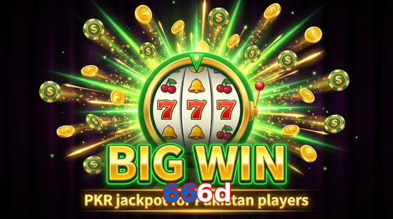 Big win animation on 666D slot game